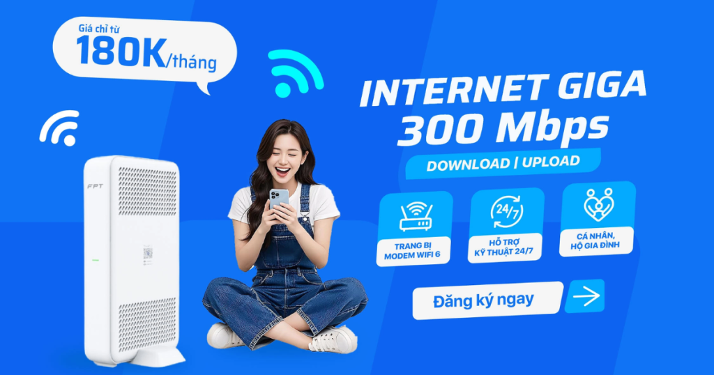 Lắp Wifi FPT xã Mê Linh, Hà Nội lắp đặt chỉ trong 24 - 48h