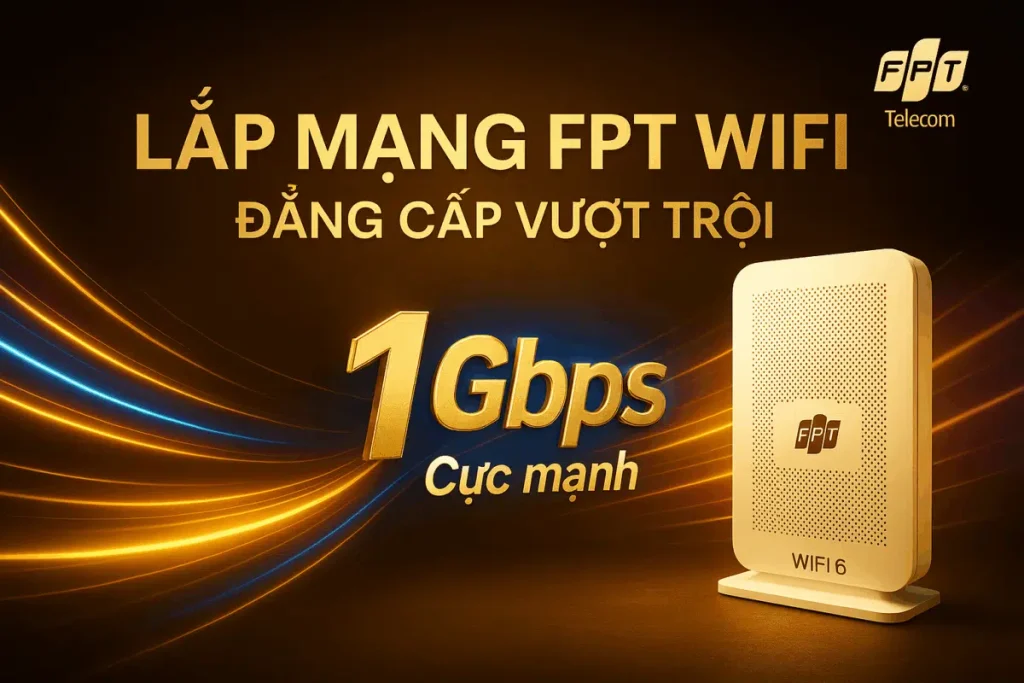 Lắp Wifi FPT Xã Trung Giã, Hà Nội tặng modem Wifi 6