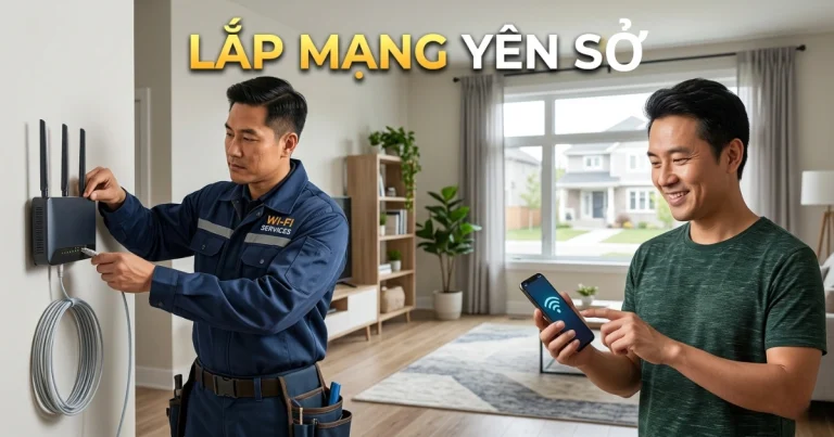Lắp mạng Yên Sở  – Miễn Phí Modem Wifi 6, tốc độ cao