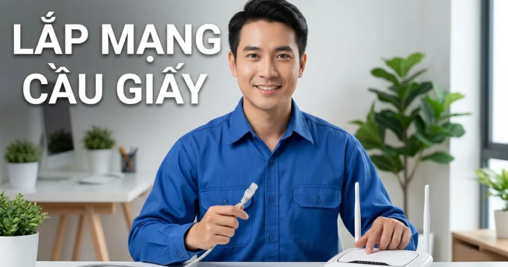 Lắp Mạng Cầu Giấy: Nên Chọn Nhà Mạng Nào Tốt & Ổn Định Nhất?